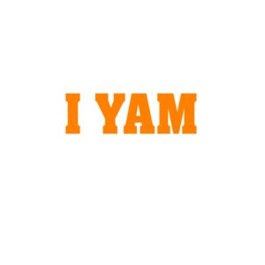 I YAM. Funny Couple's T-shirt