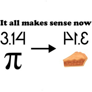 It all makes sense now pi t-shirt