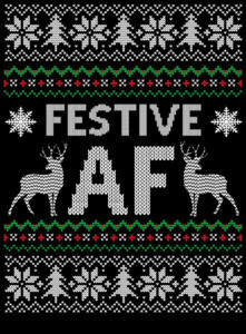 Jolly AF Ugly Christmas Sweater