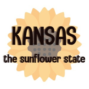 Kansas - the sunflower state - Kansas T-Shirt