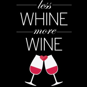 Less whine - more wine - funny wine t-shirt