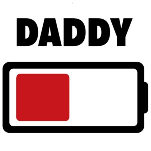 Low Battery - Daddy - Family T-Shirt