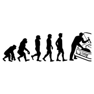 Mechanic Evolution - Funny Mechanic T-Shirt
