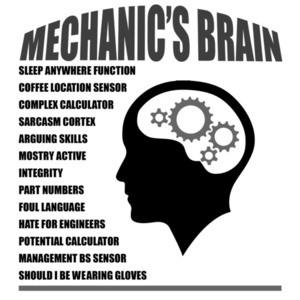 Mechanic's Brain T-Shirt