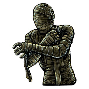 Mummy Retro Horror T-Shirt