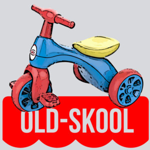 Old-Skool big wheel tricycle - Parody T-Shirt