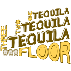 One Tequila Two Tequila Three Tequila Floor T-shirt