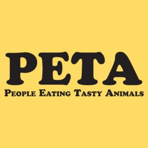 PETA - People Eating Tasty Animals T-shirt