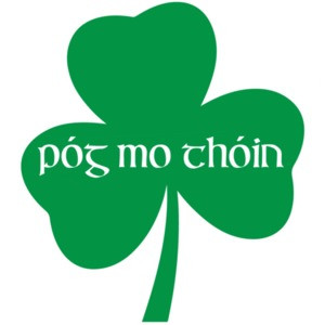 Póg mo thóin - Kiss My Ass - Funny Irish Gaelic T-Shirt