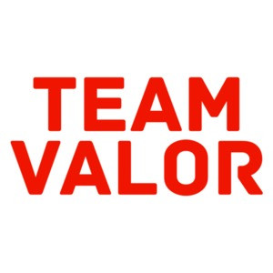 Pokemon Go Team Valor (Text Only) Shirt