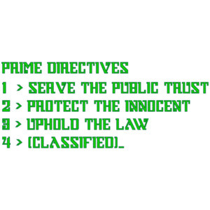 Prime Directives - Robocop - 80's T-Shirt