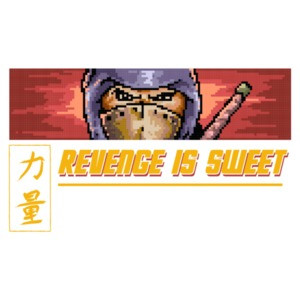 Revenge Is Sweet Retro Ninja Gaiden Gaming T-Shirt