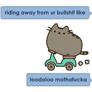 riding away from ur bullshit like toodaloo mothafucka T-Shirt