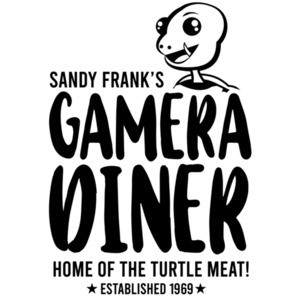 Sandy Frank's Gamera Diner - Home of the turtle meat! - Established 1969 - Mystery Science Theater 3000 - 80's T-Shirt