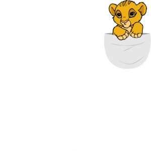 Simba in pocket - Lion King - 90's T-Shirt