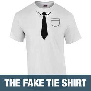 Fake Tie Funny Shirt