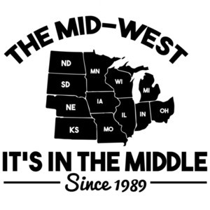 The mid-west it's in the middle since 1989 - Minnesota T-Shirt