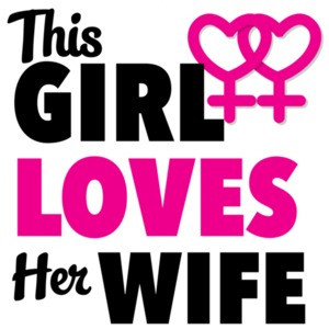 This girl loves her wife - lesbian t-shirt