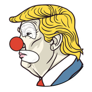 Trump Clown - Anti Trump liberal democrat t-shirt