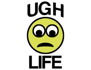 Ugh Life Emoji T-Shirt