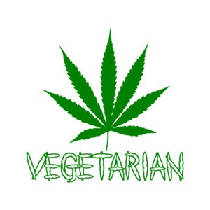 Vegetarian - Weed Shirt