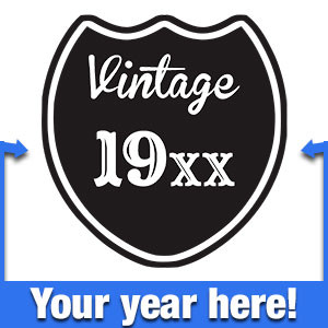 Vintage Custom Birth Year T-Shirt