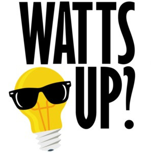 Watts up? Funny pun t-shirt