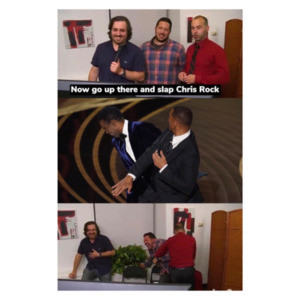 Will Smith Slaps Chris Rock - Impractical Jokers Funny Shirt