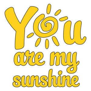 You are my sunshine - Cute Funny Mother and Daughter/Son T-Shirt 