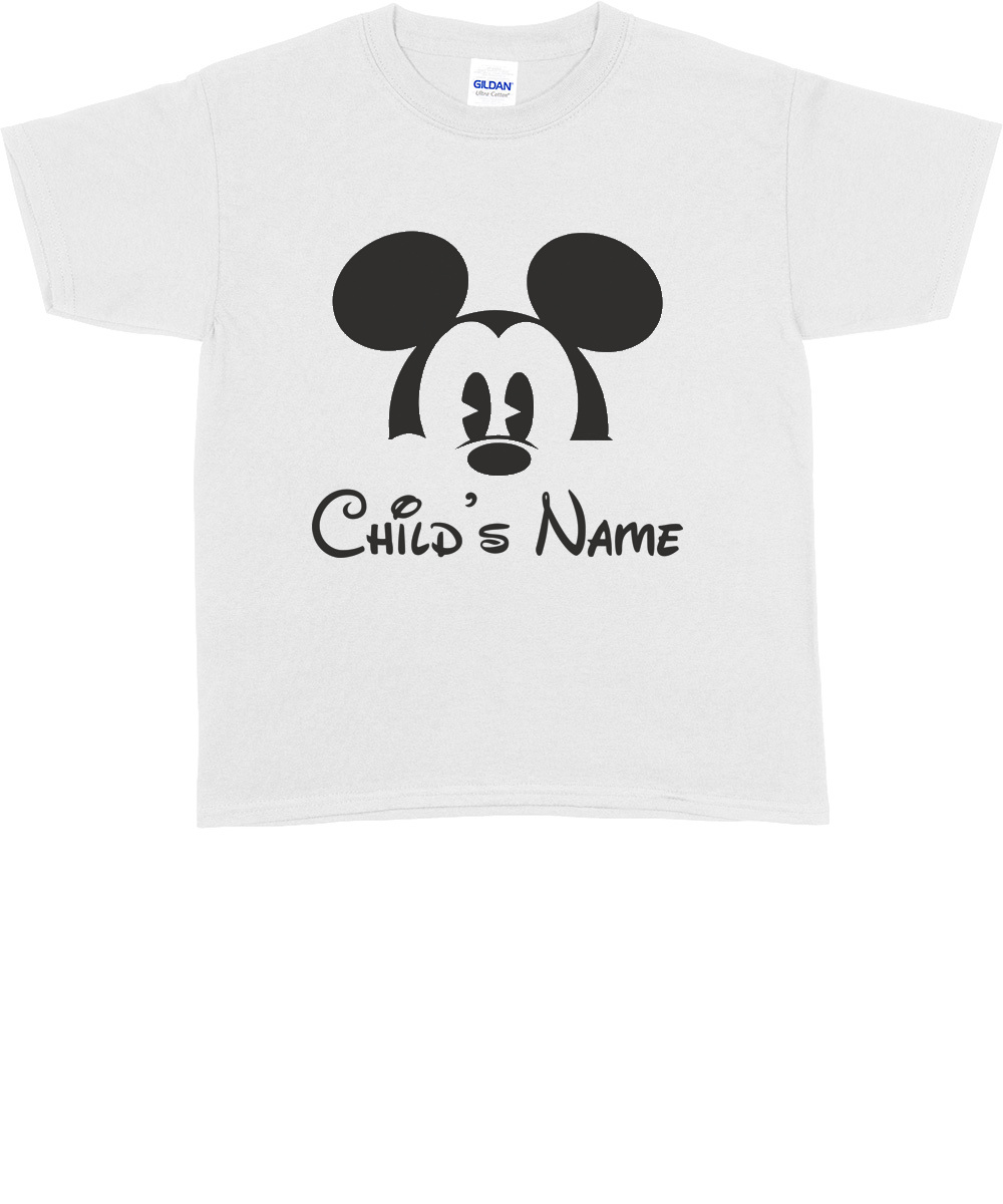 Disney Family Group Shirts - Mickey Child's Name - Disney T-Shirt