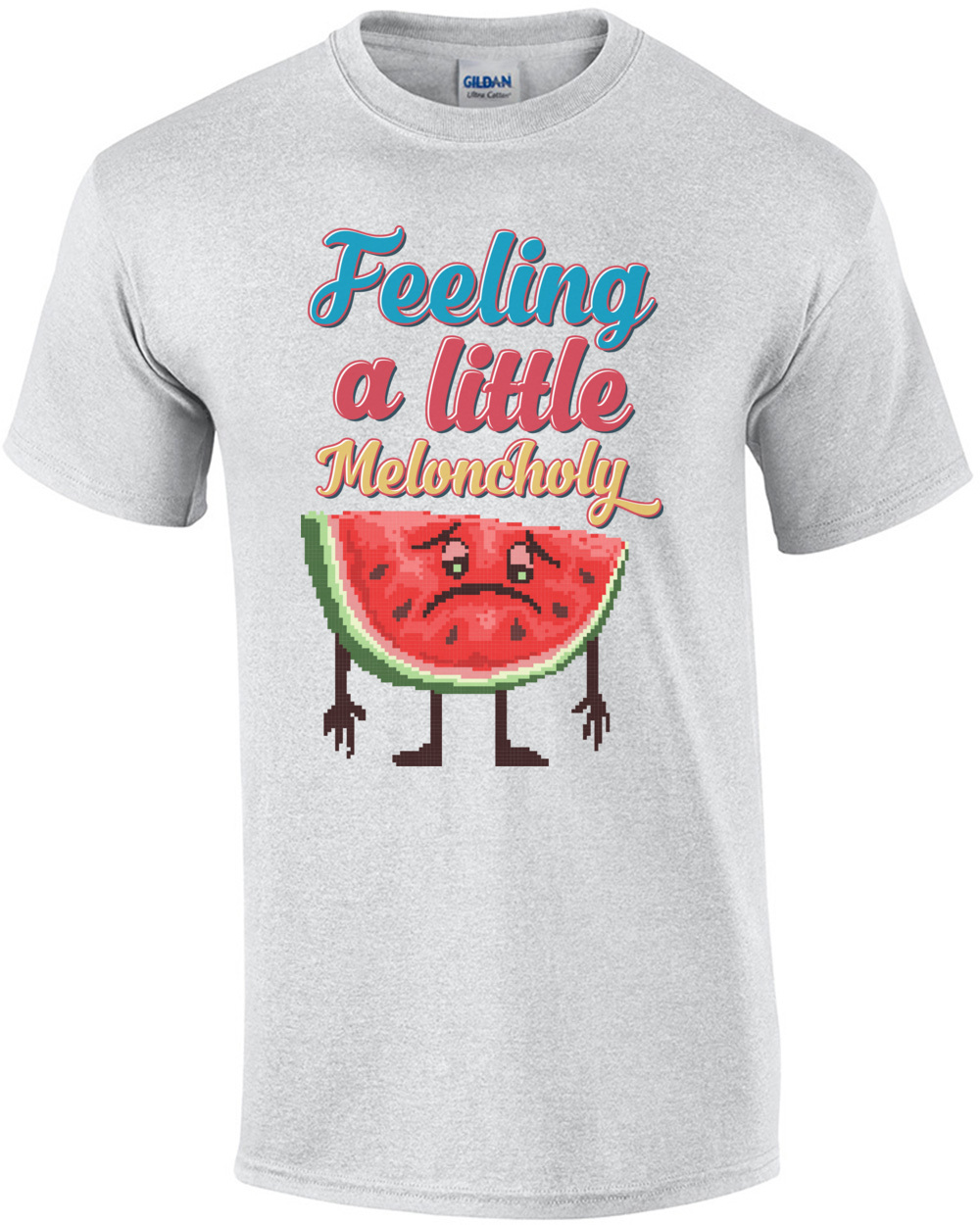 Feeling A Little Meloncholy Retro T-Shirt