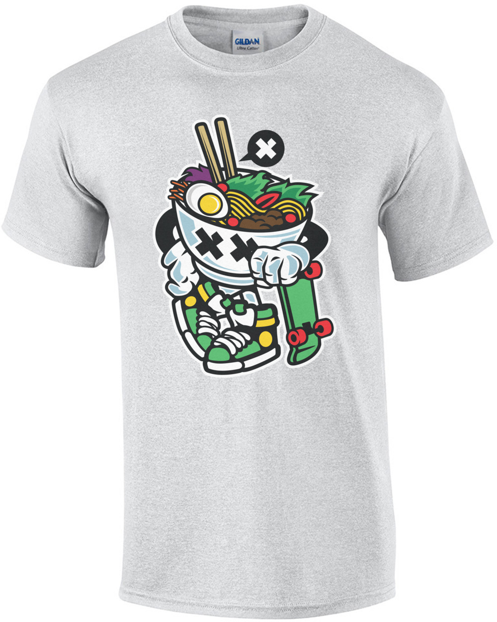 Gangsta Retro Skating Noodles T-Shirt