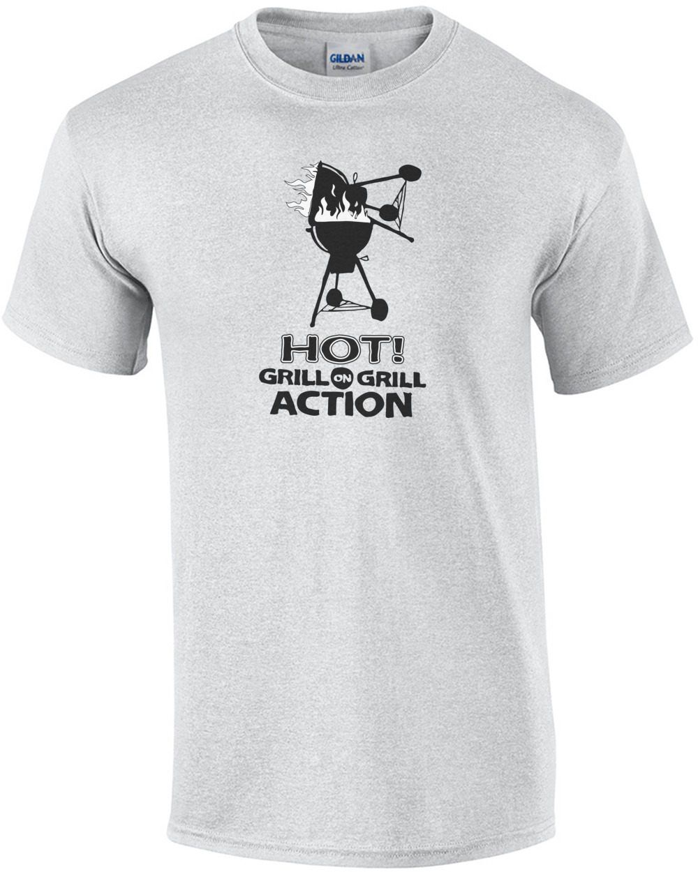 Hot Grill on grill action - t-shirt