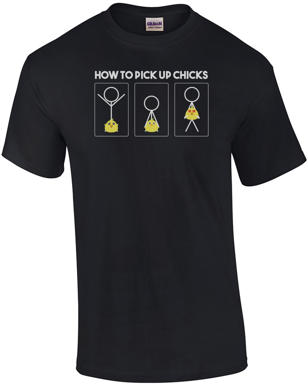 How to pick up chicks - funny t-shirt