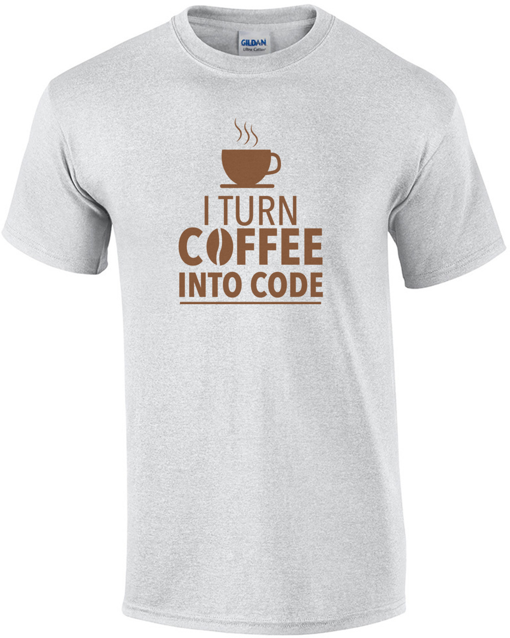I turn coffee into code - funny programming t-shirt - coding t-shirt