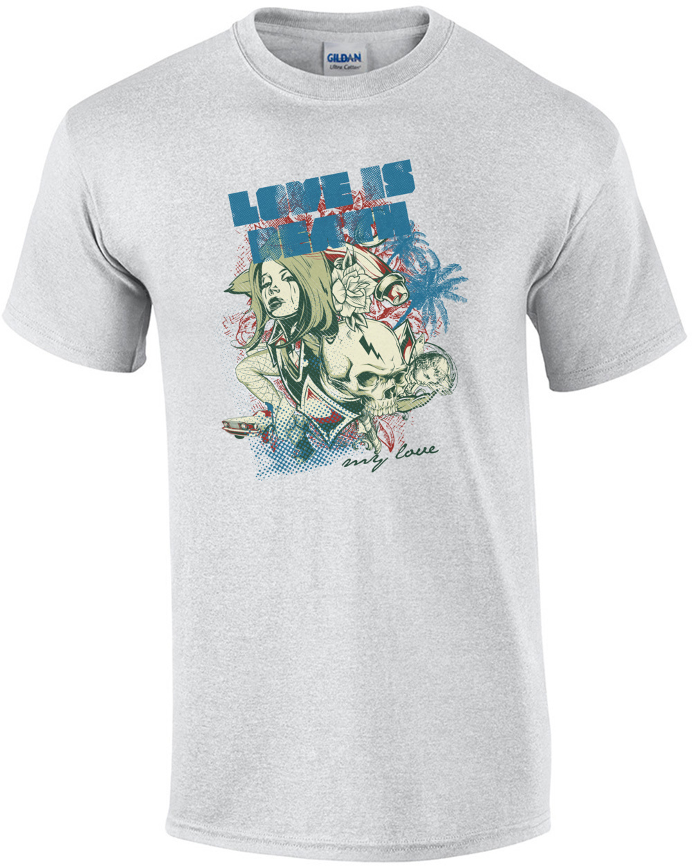 Live Is Death My Love Gothic T-Shirt