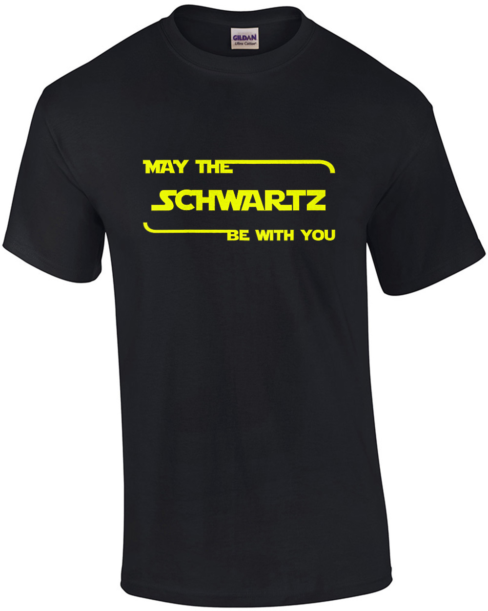 May the Schwartz be with you - funny spaceballs 90's t-shirt