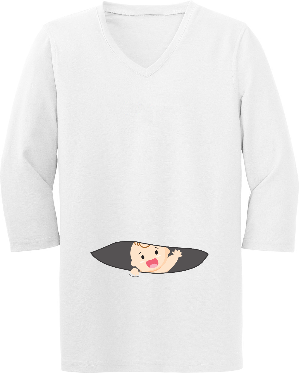 Peeking Baby - Maternity Shirt