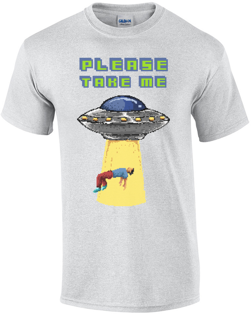 Please Take Me Retro Ufo T-Shirt