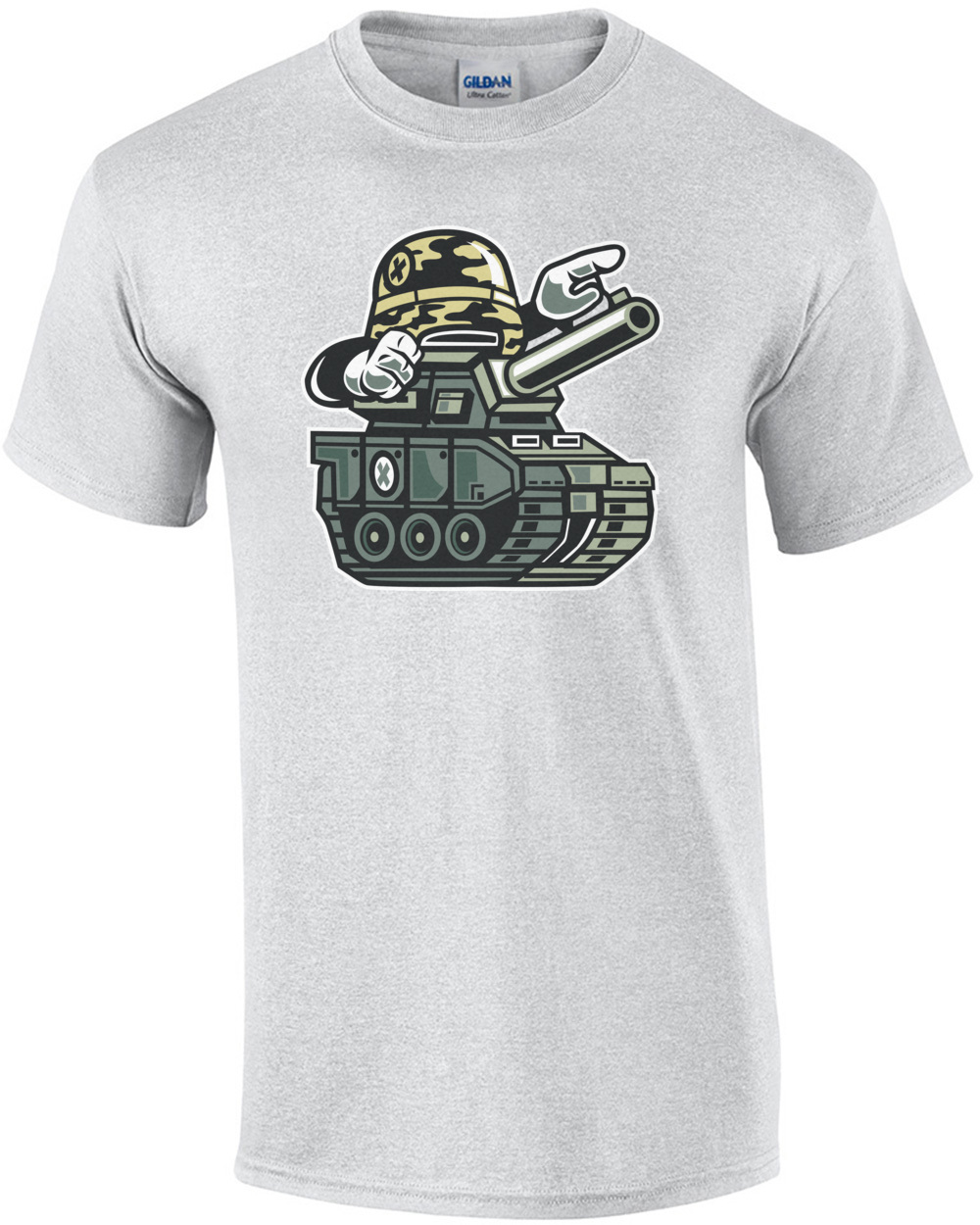 Retro Military Tank T-Shirt