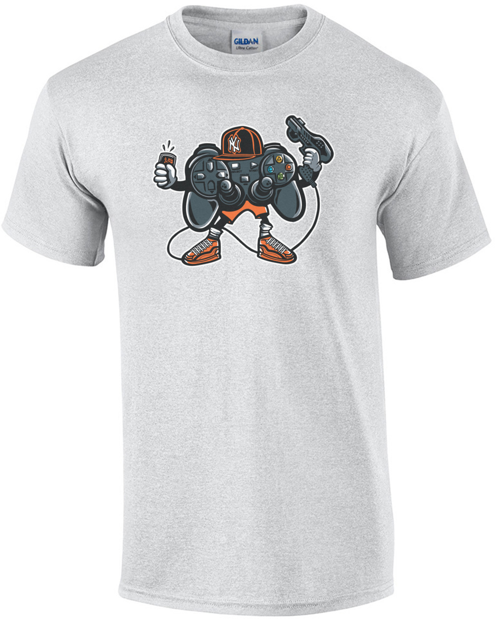 Retro Playstation Gaming Gangsta T-Shirt