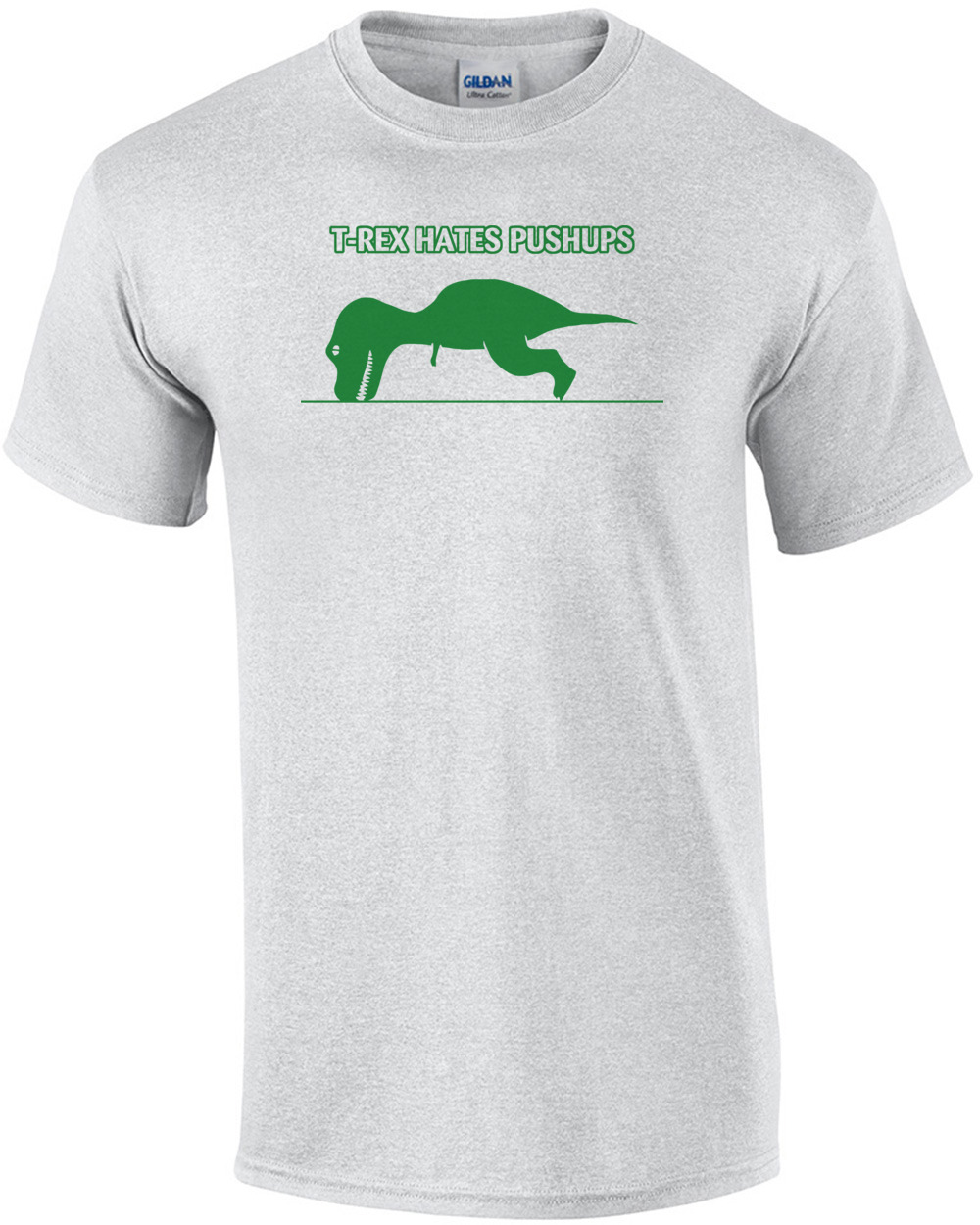 T-rex Hates Pushups Funny T-shirt