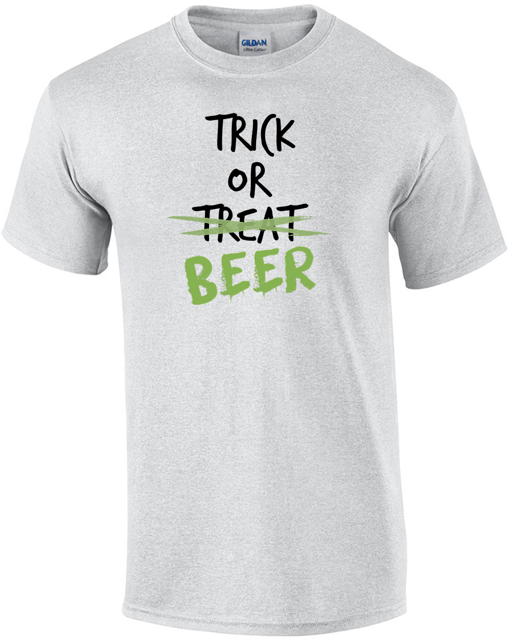 Trick or treat - beer - funny halloween t-shirt